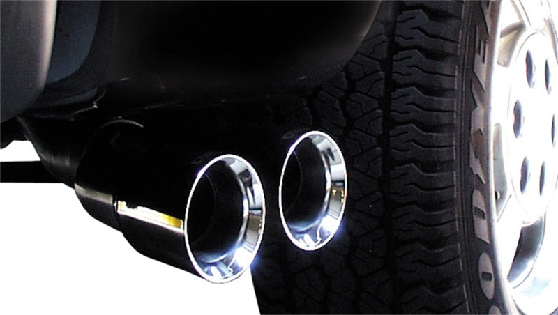 Corsa 02-07 Chevrolet Silverado Reg. Cab/Short Bed 1500 4.8L V8 Polished Touring Cat-Back Exhaust - 14260