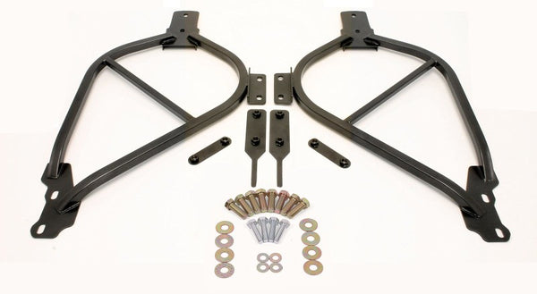 BMR 14-17 Chevy SS Bolt-On Subframe Connectors - Black Hammertone - SFC013H for 2014-2017 Chevrolet SS