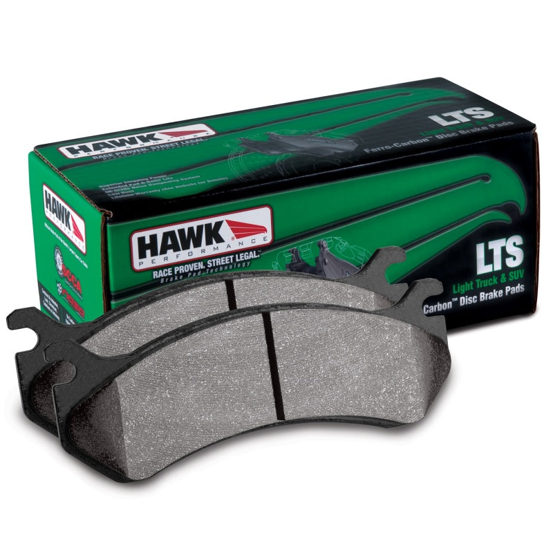 Hawk LTS Street Brake Pads - HB590Y.682 for 2007-2019 Toyota Tundra - close-up