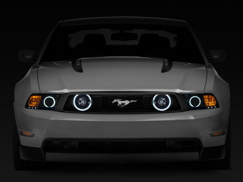 Raxiom 05-12 Ford Mustang GT LED Halo Fog Lights (Smoked) - 49134