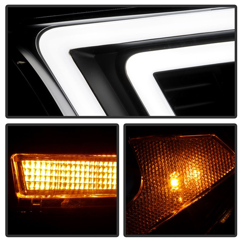 Spyder 11-13 Dodge Durango (HID Model Only) Projector Headlights - Black PRO-YD-DDU11HIDSI-BK - 5088680
