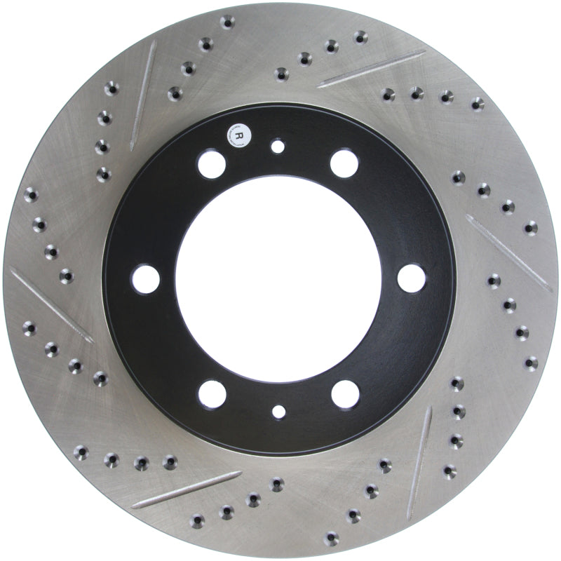 StopTech 07-08 Toyota FJ Cruiser / 05-08 Tacoma (6 lug) / 03-08 4 Runner (319mm disc) SportStop Slo - 127.44129R