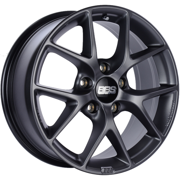 BBS SR 18x8 5x130 ET50 CB71.6 Satin Grey Wheel - SR022SG by BBS - front view