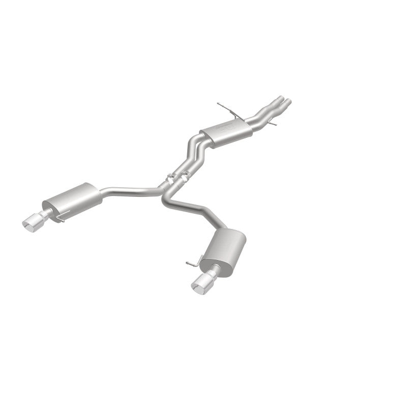 MagnaFlow Sys C/B 12-15 Audi A6 / A7 3.0L V6 SS 2.5in Dual Split Rear Ext 4in Tips - 19159