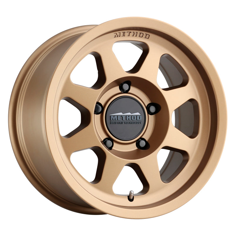 Method MR701 17x8.5 0mm Offset 5x5 71.5mm CB Method Bronze Wheel - MR70178550900