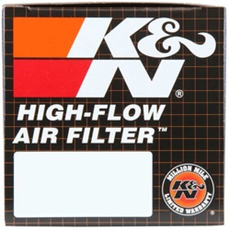 K&N Filter Universal Rubber Round Straight Filter 20 Deg Angled 2-7/16in Flange 3-3/4in OD 4in H - RU-1750