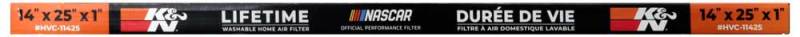 K&N HVAC Filter - 14 x 25 x 1 - HVC-11425