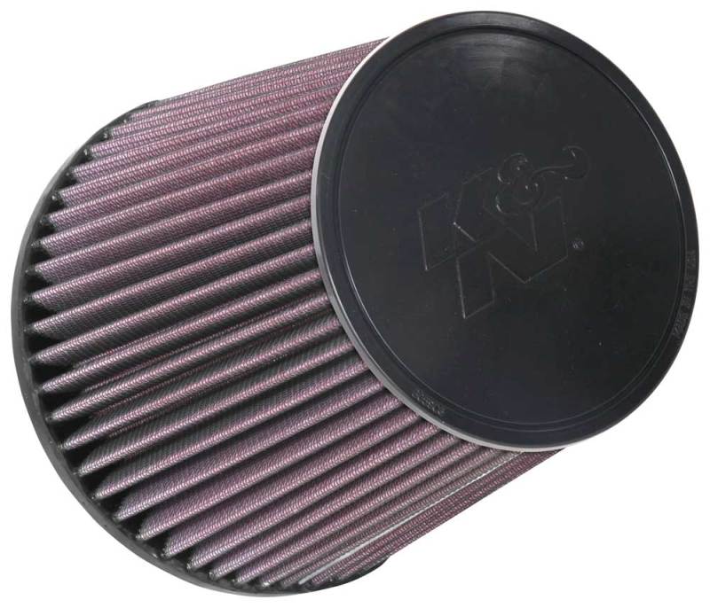 K&amp;N Universal Clamp-On Air Filter 5in FLG / 6-1/2in B / 5in T / 6-1/2in H - RU-1037