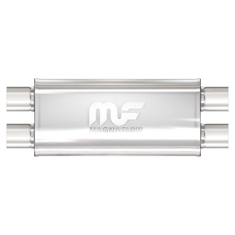 MagnaFlow Muffler Mag SS 18X5X8 2.5 D/D - 12468