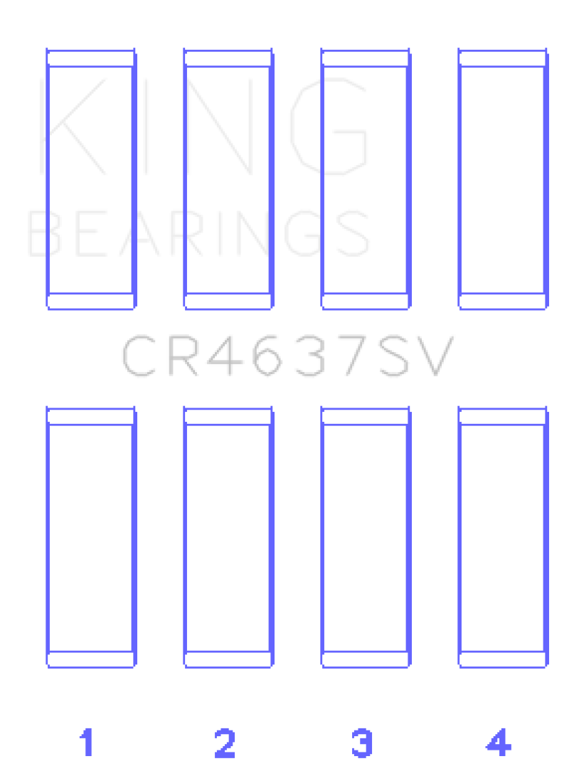King Audi BYT/CDNC/CCZD/CPSA Connecting Rod Bearing Set - CR4637SV