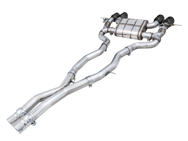 AWE SwitchPath Catback Exhaust for BMW G8X M3/M4 - Diamond Black Tips - 3025-42480