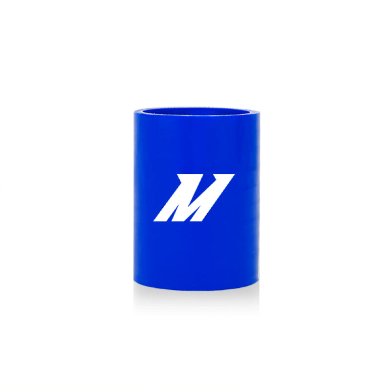 Mishimoto 2.0in Straight Coupler - Blue - MMCP-2SBL by Mishimoto - angle view