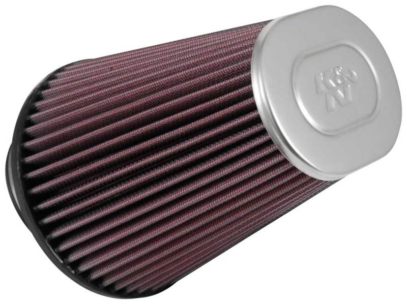 K&N Uni Oval Tapered Air Filter 3.5in 10 Deg. Flg / 3.25in T OW / 4.5in T OL / 5.75in B / 7in H - RF-1033