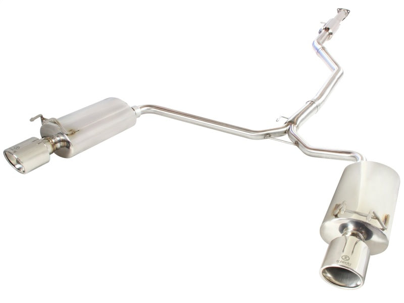 aFe Takeda Exhaust 304SS Dual Cat-Back w/ Polished Tips 13-17 Honda Accord  LX/EX/EX-L Sedan L4 2.4L - 49-36605