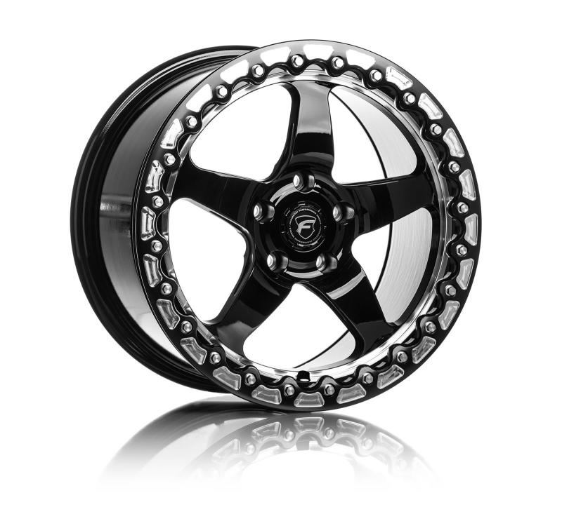 Forgestar D5 Beadlock 18x12 / 5x120.65 BP / ET56 / 8.8in BS Gloss Black Wheel - F00182063P56