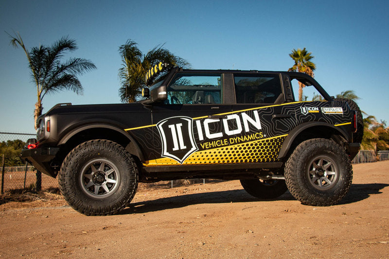 ICON 21+ Ford Bronco Tubular Rear Track Bar Kit - Adjustable - 44200T