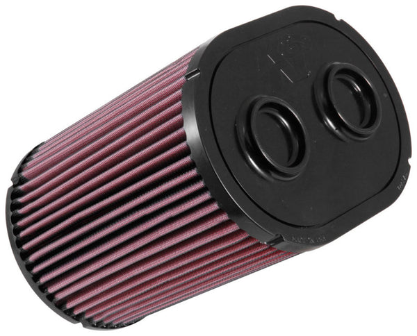K&N 2017 Ford F250 Super Duty V8-6.7L DSL Replacement Drop In Air Filter - E-0644 for 2017-2019 Ford F 250 - front view