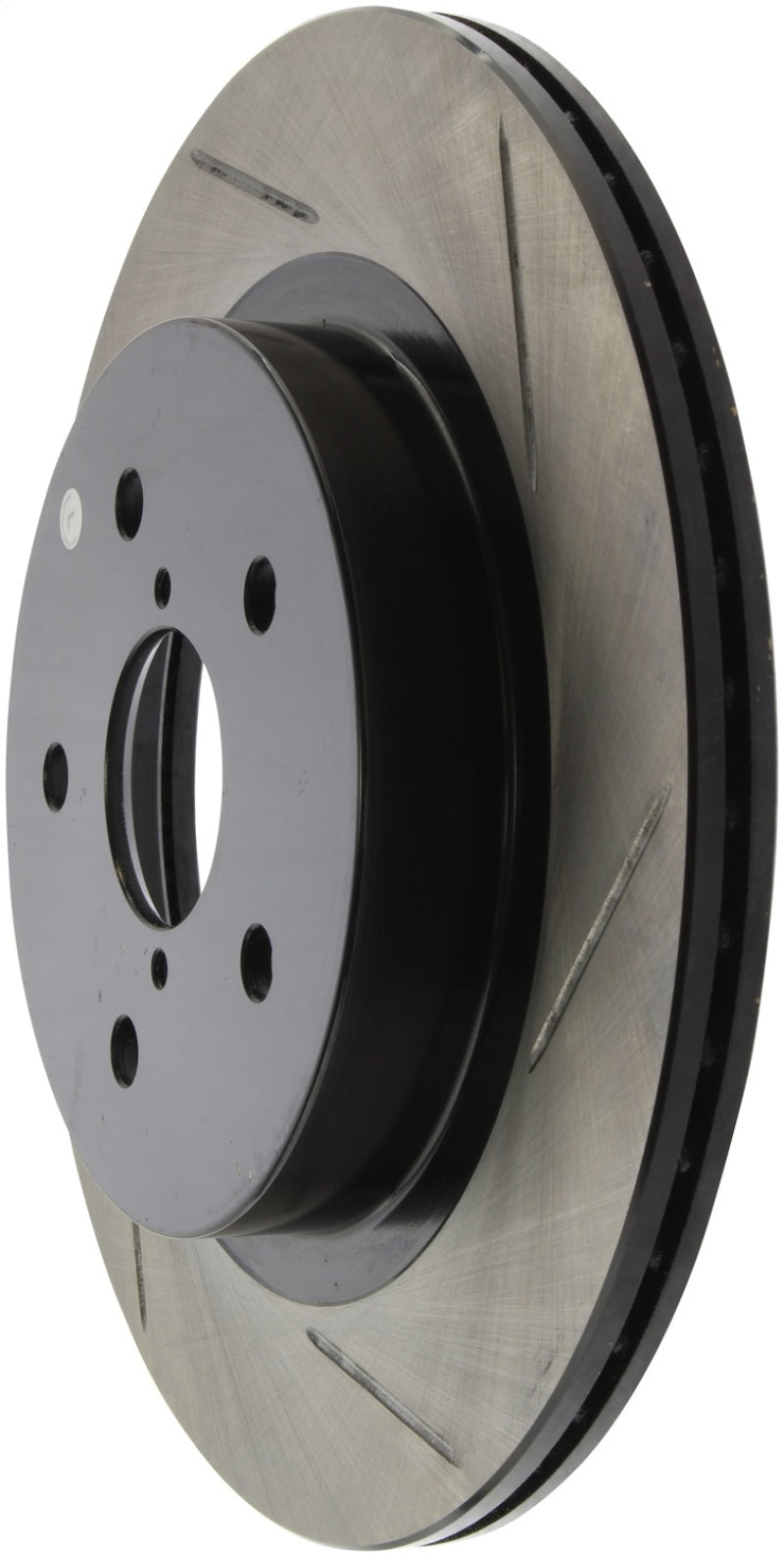 StopTech 16-17 Subaru WRX w/EyeSight Technology Sport Slotted Rear Left Rotor - 126.47037SL