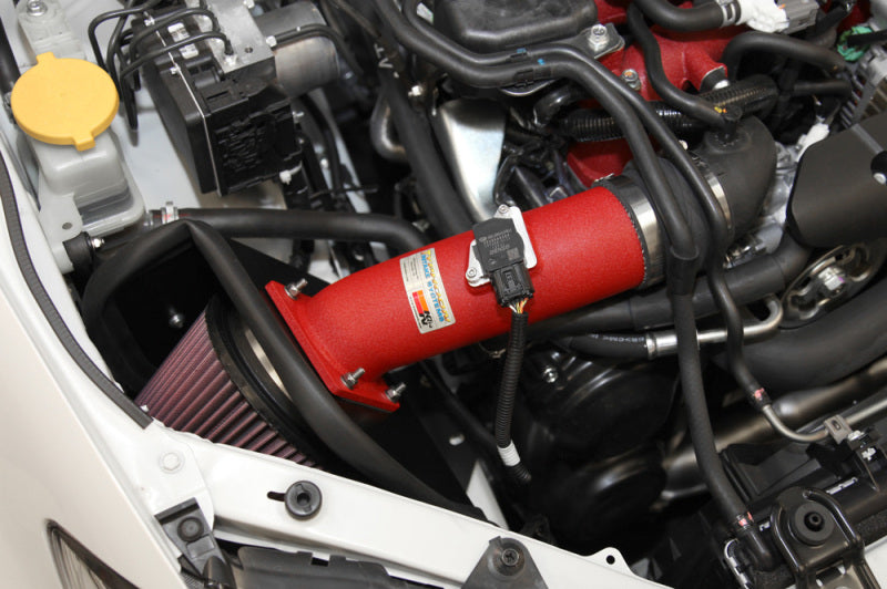 K&amp;N 08-11 WRX/STi 2.5L H4 Red Typhoon Short Ram Intake - 69-8005TWR