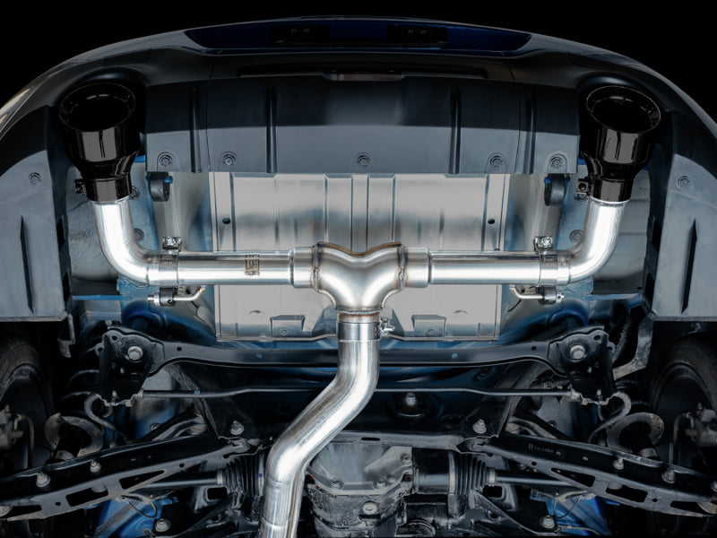 AWE Subaru BRZ / Toyota GR86 / Toyota 86 Track Edition Cat-Back Exhaust- Diamond Black Tips - 3020-33279