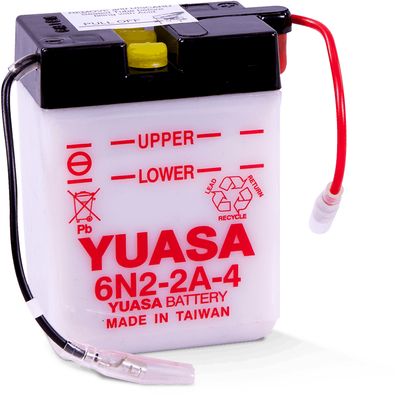 Yuasa 6N2-2A-4 Conventional 6 Volt Battery - YUAM2620B
