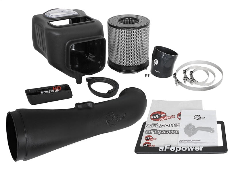 aFe Momentum HD Pro DRY S 2017 GM Diesel Trucks V8-6.6L Cold Air Intake System - 51-74008