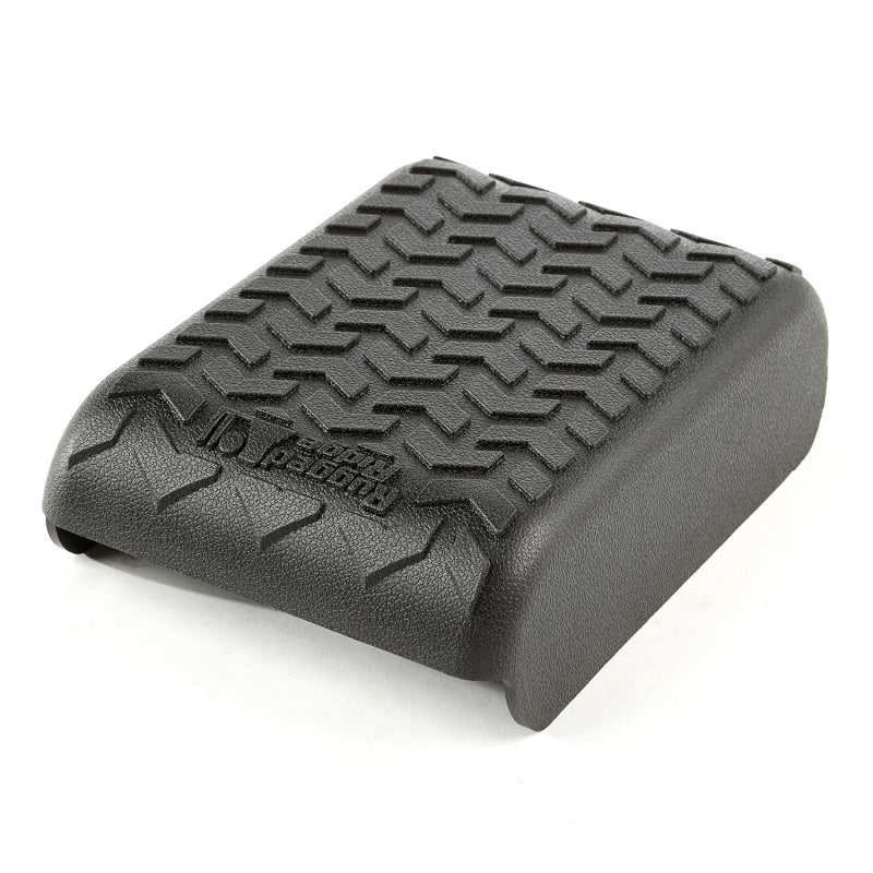 Rugged Ridge Center Console Cover Black 07-10 Jeep Wrangler - 13107.40 for 2007-2010 Jeep Wrangler - angle view