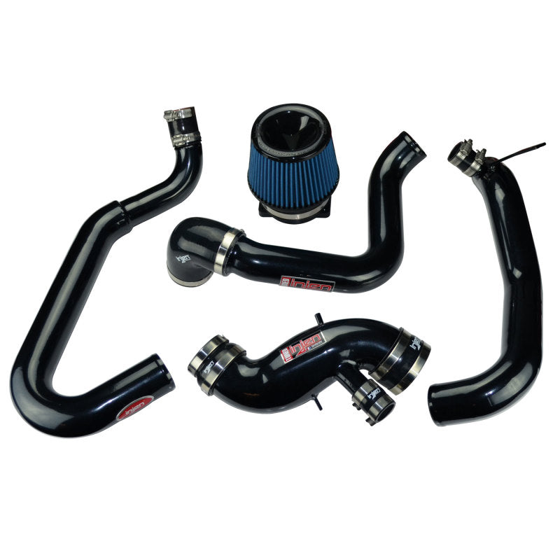 Injen 03-06 Evo 8/9/MR Cast Aluminum Intake System w/ Full Intercooler Piping Black Short Ram Intake - SP1898BLK