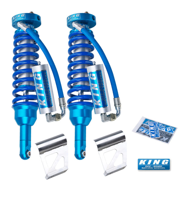 King Shocks 2005+ Toyota Tacoma (6 Lug) Front 2.5 Dia Remote Reservoir Coilover (Pair) - 25001-119 for 2005-2015 Toyota Tacom