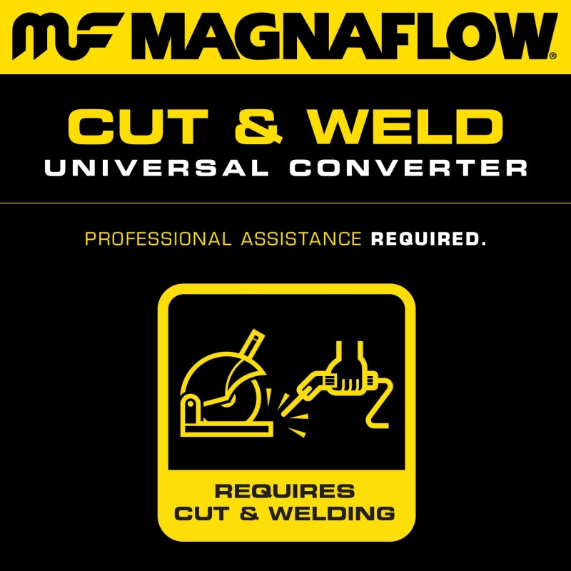 MagnaFlow California Grade CARB Compliant Universal Catalytic Converter 2.00in PC1 - 3322304