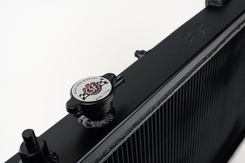 CSF 92-00 Honda Civic w/K-Swap V3 Radiator - Black Finish - 2850KB