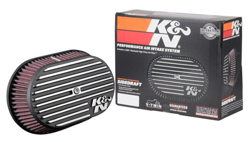 K&N Street Metal Intake System for 02-06 Harley Davidson Road King F/I 88cl Side Draft Dyna/Softail - RK-3953