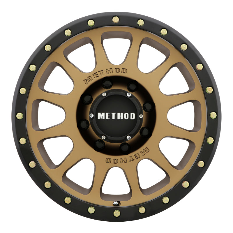 Method MR305 NV 17x8.5 0mm Offset 8x170 130.81mm CB Method Bronze/Black Street Loc Wheel - MR30578587900