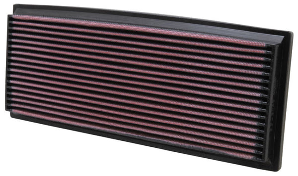 K&N Replacement Air Filter JEEP WRANGLER,2.5L & 4.0L W/FI - 33-2046 for 1987-1997 Jeep Wrangler - front view