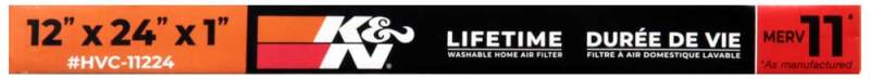 K&N HVAC Filter - 12 x 24 x 1 - HVC-11224