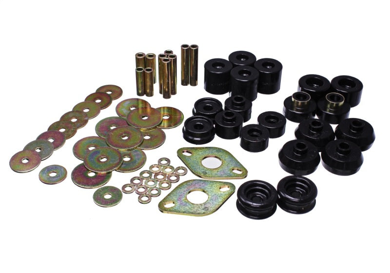 Energy Suspension 96-99 Toyota 4Runner 2WD/4WD Black Body Mount Bushing Set - 8.4111G for 1996-1999 Toyota 4Runner - detail v