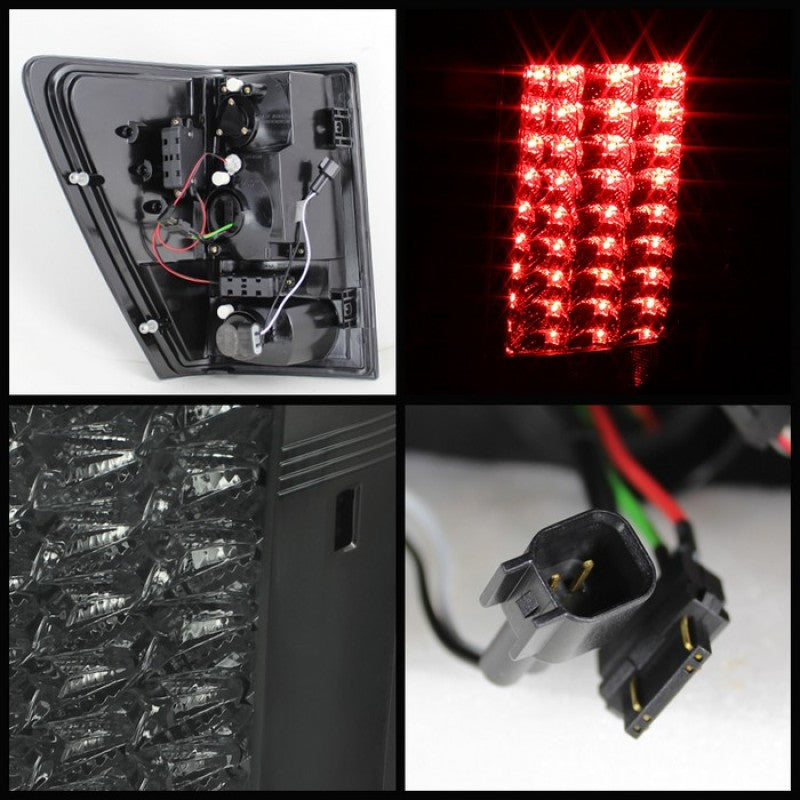 Spyder Jeep Grand Cherokee 07-10 LED Tail Lights Smoke ALT-YD-JGC07-LED-SM - 5070227