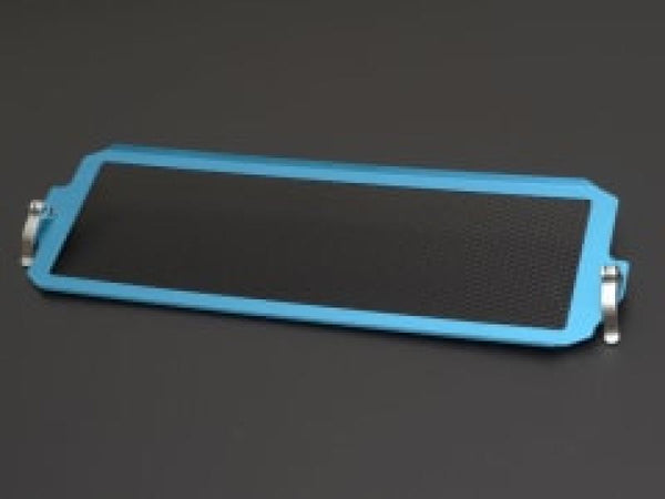 Cusco 08-17 Impreza (GR/GV/VA) Turbo Intercooler Protection Grill Kit Blue w/Blk Mesh - 6A1 035 A for 2008-2021 Subaru WRX