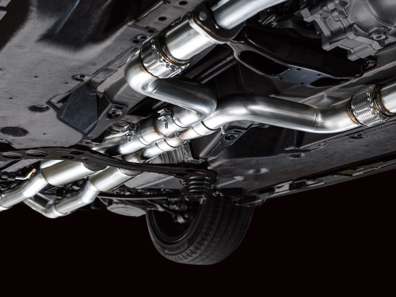 AWE 2023 Nissan Z RZ34 RWD Touring Edition Catback Exhaust System w/ Chrome Silver Tips - 3015-32400