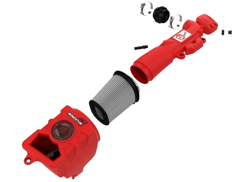 aFe Momentum GT Pro DRY S Cold Air Intake System 2018+ Jeep Wrangler (JL) V6 3.6L (Red Edition) - 51-76217-R