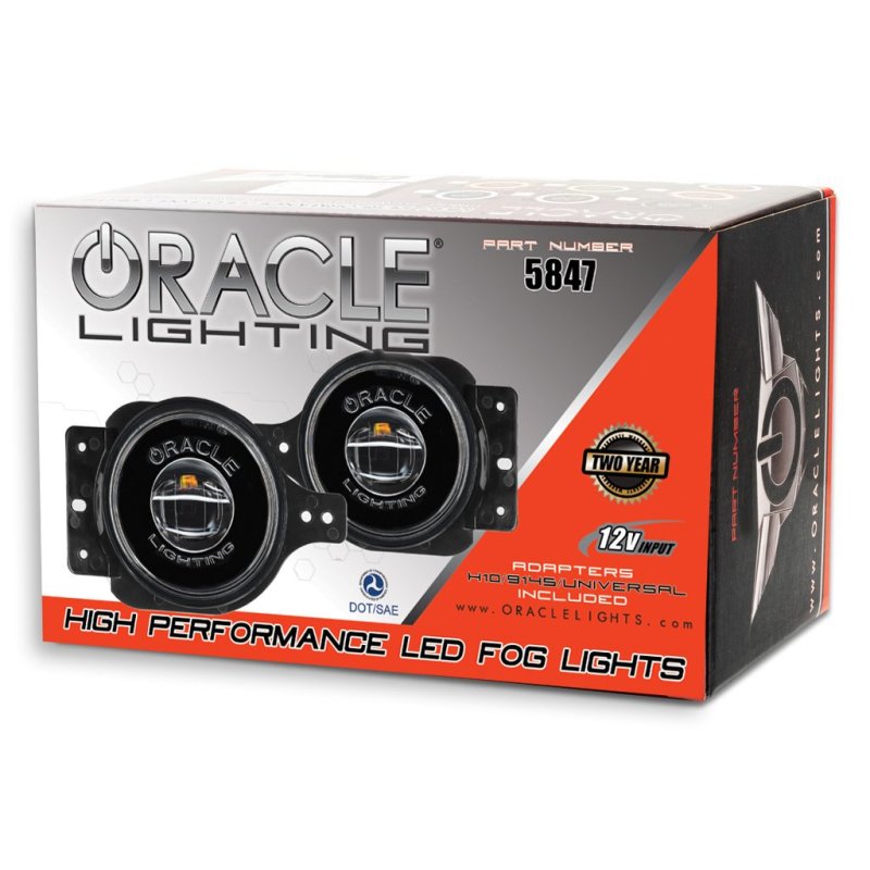 Oracle Jeep Wrangler JL/JT Sport High Performance W LED Fog Lights - ColorSHIFT w/o Controller - 5847-334