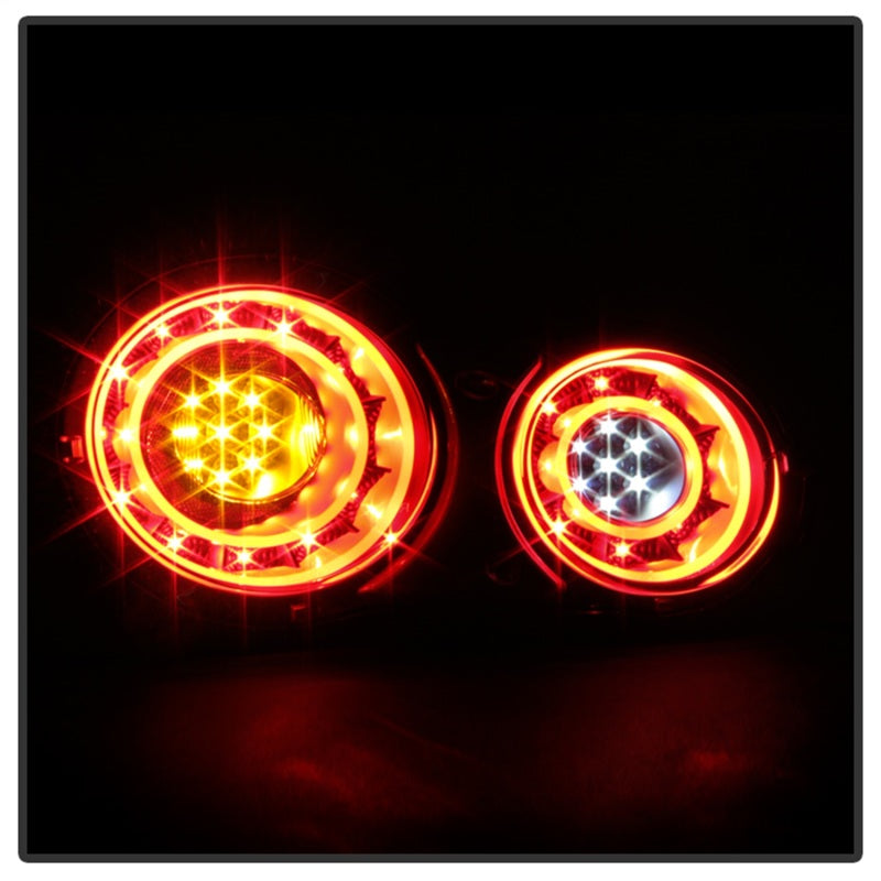 Spyder 09-15 Nissan GTR LED Tail Lights Black ALT-YD-NGTR09-LED-BK - 5083265