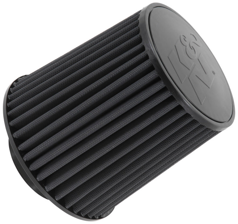 K&N Universal Rubber Filter-Round Tapered 4in Flange ID x 8in Base OD x 6.625in Top OD x 8in H - RU-5171HBK for 2003-2009 Dod