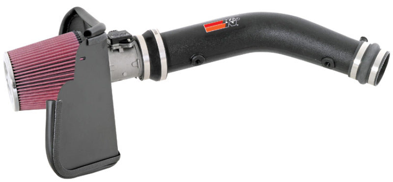 K&N 95-99 Toyota Tacoma L4-2.4L/2.7L Performance Air Intake Kit - 57-9012 for 1995-1999 Toyota Tacoma - angle view