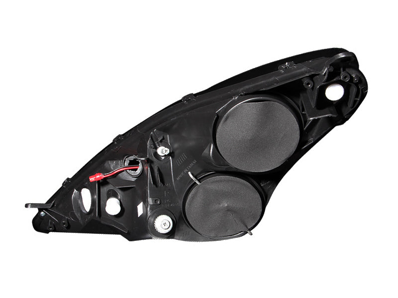 ANZO 2000-2005 Toyota Celica Projector Headlights w/ Halo Black - 121387