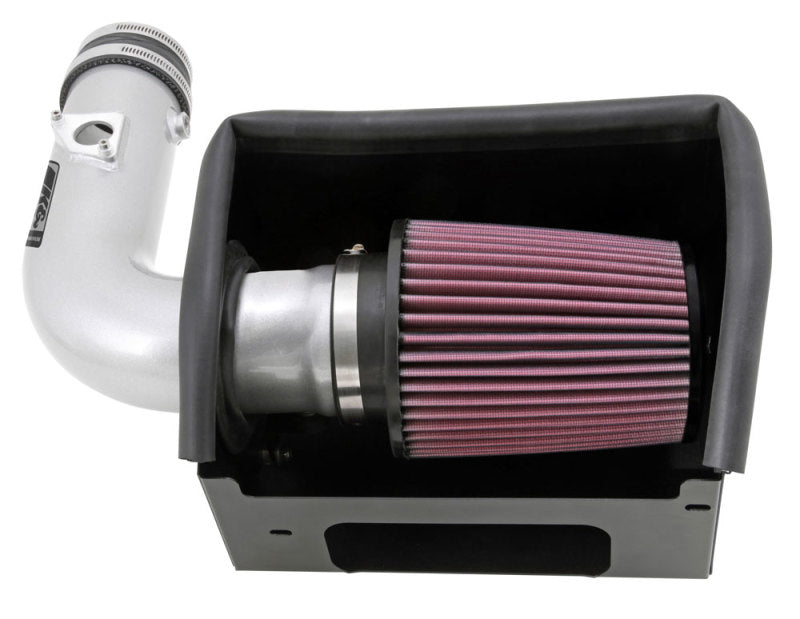 K&amp;N 13 Subaru BRZ 2.0L / 13 Scion FR-S 2.0L Silver 69 Series Typhoon Intake - 69-8619TS