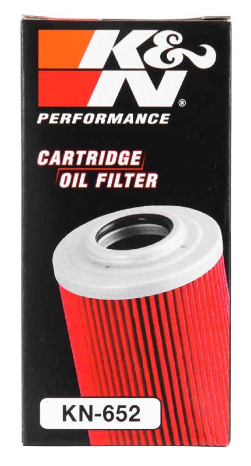 K&amp;N 1.313in OD x 3.438in H Oil Filter - KN-652