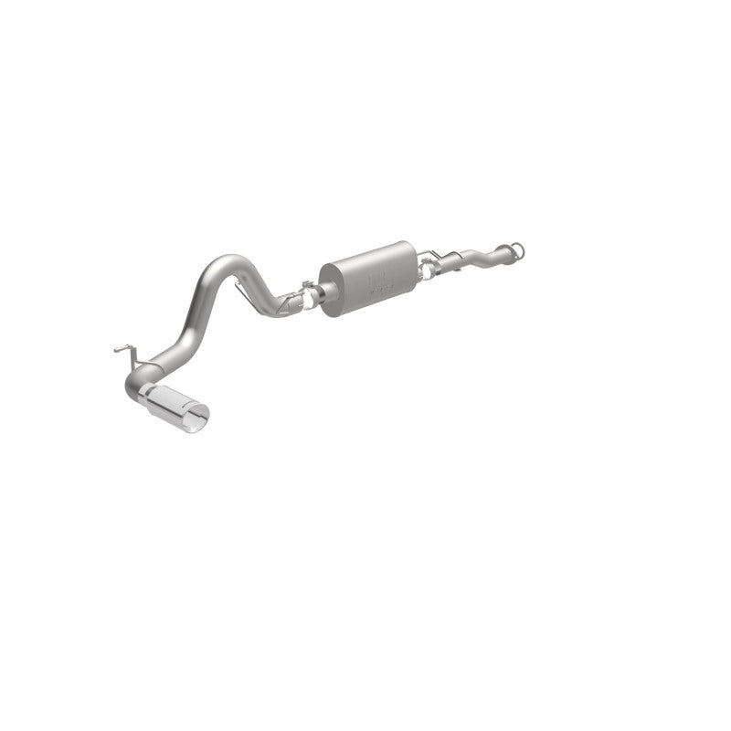 MagnaFlow Cat-Back 2016 Toyota Tacoma 3.5L V6 SS 3in Single Pass Side Exit Rear 4in Tip - 19291