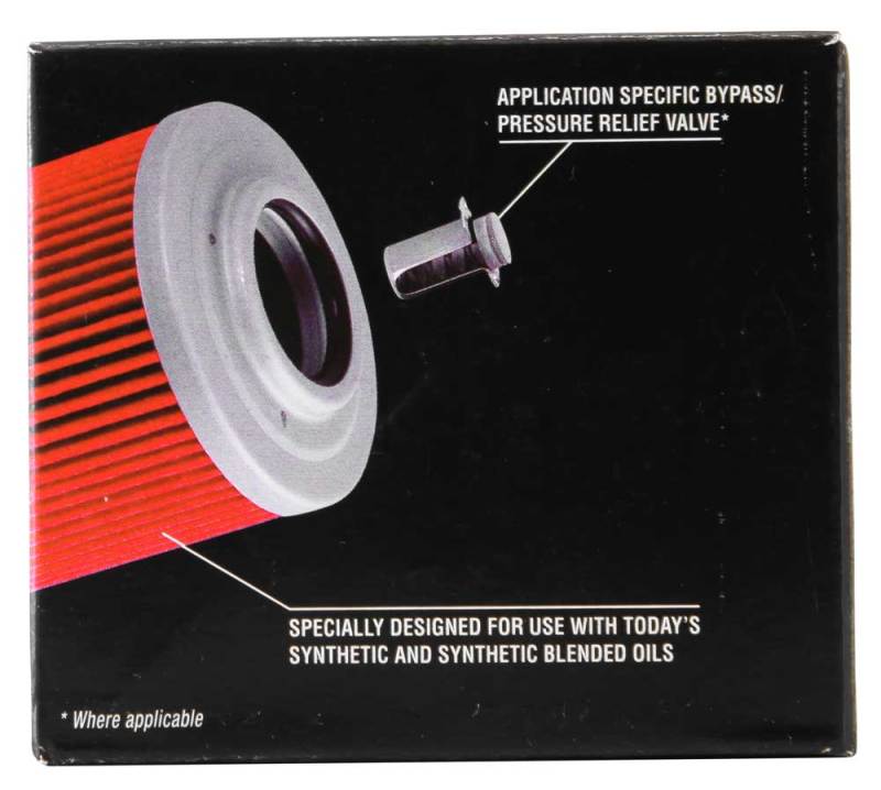 K&amp;N Honda / Kawasaki / Yamaha / Triumph 3in OD x .75ID x 2.210in H Oil Filter - KN-401