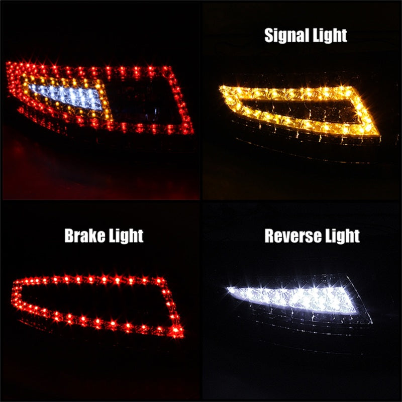 Xtune Porsche 911 997 05-08 LED Tail Lights Red Clear ALT-ON-P99705-LED-RC - 5008848